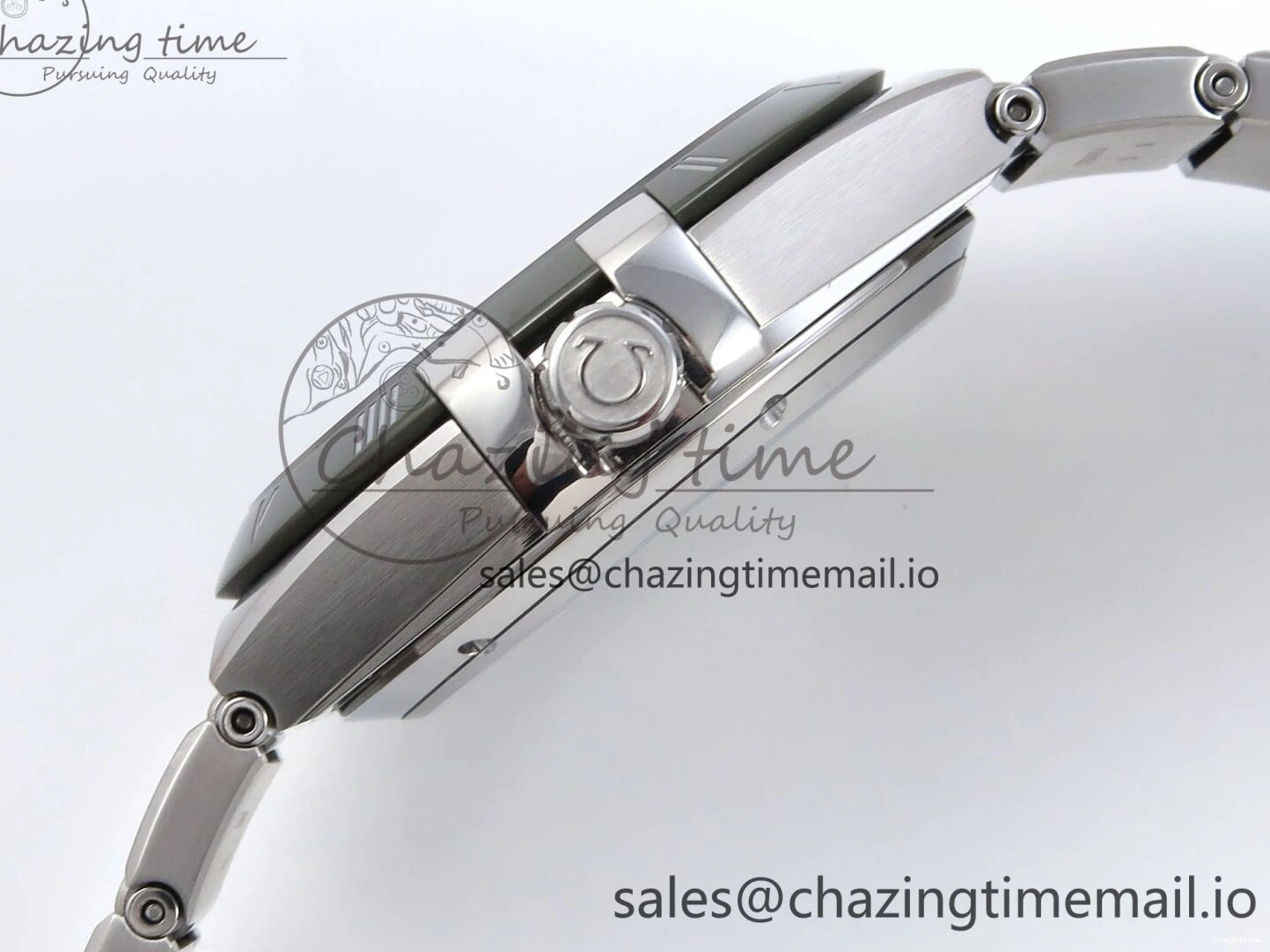 0214 Classic Constellation 41mm SS ASWF 1:1 Best Edition Green Dial on SS Bracelet A 7697